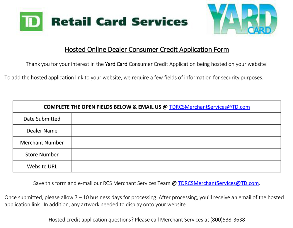 Yard Card_IP Request_Hosted Credit Application Form